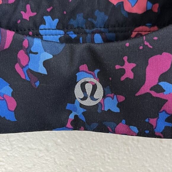 Lululemon Strap It Like It’s Hot Sports Bra Womens Size 4 Dandy Digie Muli - Picture 5 of 6